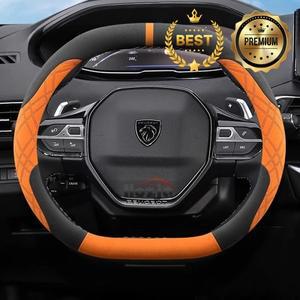 스티어링 커버 스웨이드 가죽 자동차 핸들 커버 푸조 408 SW Rifter GT 2021 액세서리