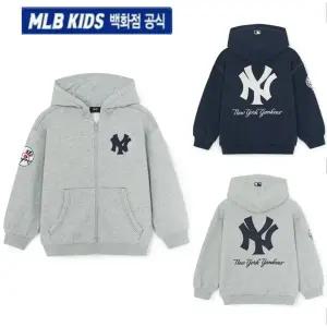 [MLB키즈](강남점)[백화점 공식] 25FW 스트릿 쿠퍼스 로고 기모 후드 집업 (2color) 7AHDB1356