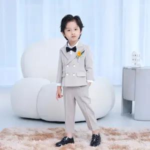 루나버블 투버튼 베이지 더블 정장 세트 4종 투피스 5-17호 아동 남아 어린이 키즈 주니어 초등학생 결혼식 하객 화동 행사 졸업 앨범 촬영 입학 생일 자켓 바지 상하 정장세트