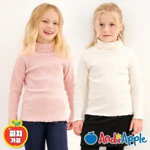 [앤디애플] TOP프릴이예쁜골지프릴티셔츠