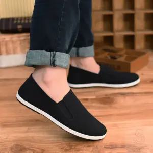 편한 남성단화 스니커즈운동화 가을 남성끈없는 운동화 워킹화