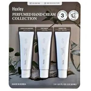 헉슬리 퍼퓸드 핸드 크림 컬렉션 30ml x 3개 (모로칸 가드너 / 포트 브레스 / 선셋 포그)