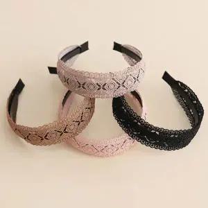 예쁜 포인트 빈티지 머리띠 레이스 헤어 프렌치-WFGQR3S