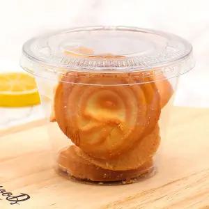 디저트컵 포장용기 컵과일 용기 92파이 270ml(9온스) PET 투명컵+무타공 평리드 1000개 세트