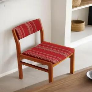 인테리어 패브릭 다이닝체어 의자 파인다이닝 카페 원목 우드 레트로 빈티지