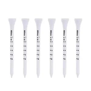 HK 높이조절 골프티 나무 눈금 골프티꽂이 83mm 50개입