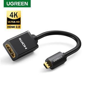 Ugreen-마이크로 HDMI 어댑터  암 케이블 커넥터 변환기  파이 4 고프로