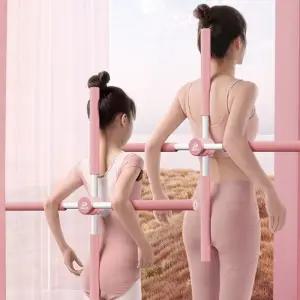 하루 10분 바른자세  밸랜스바 십자 봉 스트레칭 필라테스 스틱 막대 홈트레이닝 기구