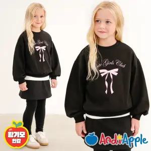 [앤디애플] 큐티리본왕기모맨투맨티셔츠