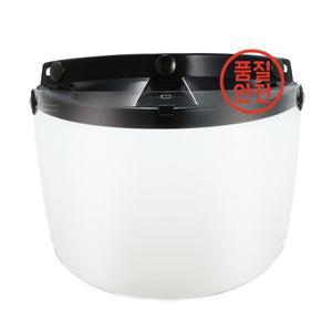 범용 3 스냅 플립 업 바이저 쉴드 렌즈 레트로 오픈 페이스 헬멧