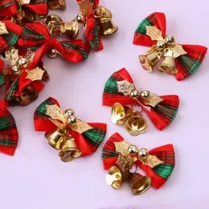 크리스마스 장식 리본 성탄종 미니 트리 꾸미기 포장 절