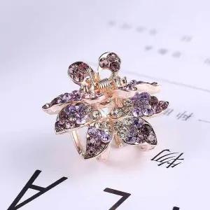 [콩심팥심]헤어 집게 핀 큐빅머리핀 미니집게핀 여성헤어핀