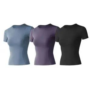 [콩심팥심]여자요가복 반팔티 스타일 3컬러 1P 요가 고품질 헬스