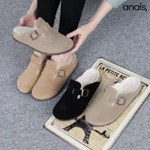 국내제작 버클 털슬리퍼 3cm_25F104