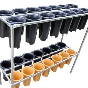 난다이 난진열대 화분대 난 블랙 화초 식물 거치대 발코니 길이 선반 받침