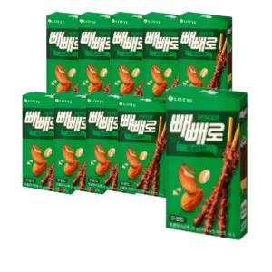 빼빼로 아몬드 10개입