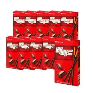 빼빼로 초코 10개입