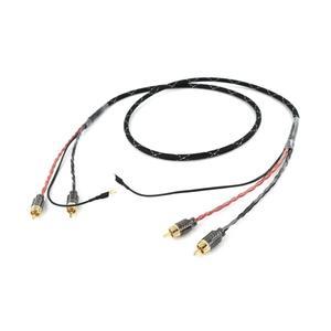 RCA 케이블 이중 차폐 RCA 포노 케이블 | 턴테이블 앰프 시스템용 접지 처리된 금도금 커넥터