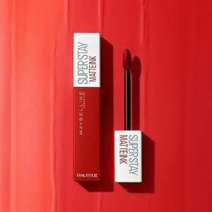 립글레이즈 메이블린 키스 벨벳 매트 립스틱  315 블러드 오렌지 - 오랫동안 지속되는 보습 논스틱 미러 피