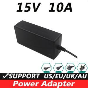 15V 10A 전원 어댑터 150W 모니터링 라이트 DC 스위치 전력 증폭기 풀로드 오디오 충전기