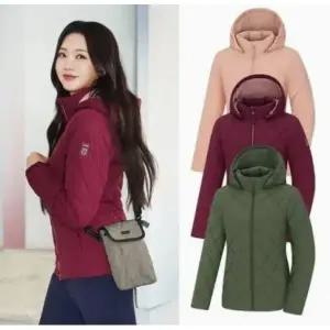 [롯데백화점]콜핑 LD08 여성 겨울 털빠짐없는 후드탈부착 웰론 경량패딩자켓 KVJ6502W