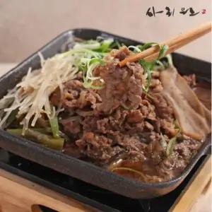 70년 전통의 사리원 소불고기 500g 5팩 세트 캠핑 밀키트 /J