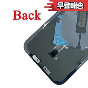 iPhone 15 Pro Max 용 후면 유리 커버 무선 플렉스 케이블이있는 케이스 도어 하우징 도구로 금속판 교체