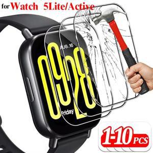 레드미 워치 5 라이트 액티브용 강화유리 10개, HD 스크래치 방지 필름, 미 커버