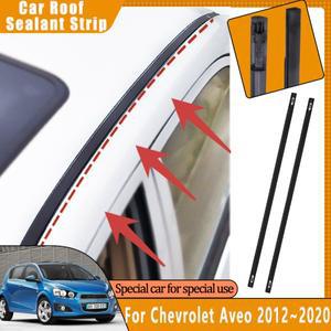 쉐보레호환 Aveo 액세서리 T300 용 자동차 지붕 실란트 스트립 2012 ~ 해치 세단 고무 방수 거터 씰 테이프
