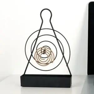 고품질 걸이 모기향 케이스 거치대 연소기 나선형 받침 캠핑 (WD958AC)