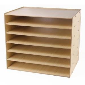 4절지 보관함 미술학원 수납함 이면지 화이트 절지 4K 정리함 5단 류함