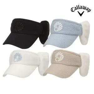 [캘러웨이] 2025 로맨틱 여성용 이어워머 바이저 겨울 골프모자