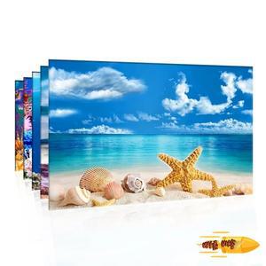 수족관을위한 배경 3d 스티커 포스터 물고기 탱크 수족관 배경 액세서리 장식 해양 식물 Aquascape 그림