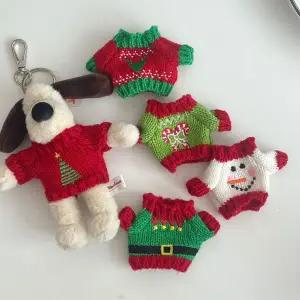 트리 리스 루돌프 산타 크리스마스 모루인형 옷 키링