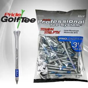 프라이드스포츠 PTS 티타늄스트렝스 다크그레이 골프티(83mm 65개)