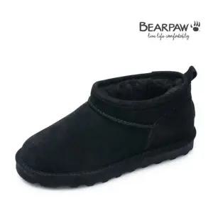 [베어파우](하남점)(BEARPAW) SUPER SHORTY 여성 양털 숏 부츠 블랙 K3049011QD