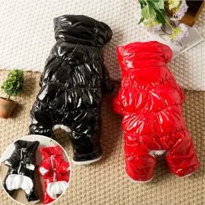 강아지 유광 롱패딩 반려견 겨울산책 따뜻한 롱패딩 중형견 따뜻한 패딩 강아지 말티즈 유광 소형견