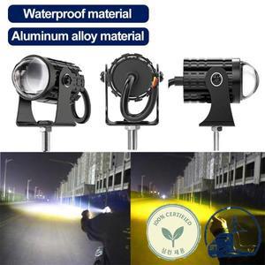 2개입 오토바이 스포트라이트 듀얼 램프 미니 안개등 ATV 주행등 보조