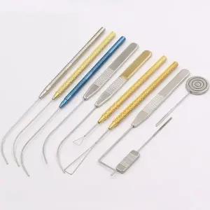 뷰티 아크형 금손잡이 긴 디자인기 브래킷 쌍꺼풀 디자인 도구 삼각형 8mm