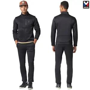 MLIMITED 남자 남성 겨울 기모 트랙수트 추리닝 트레이닝 세트 블랙