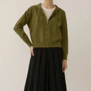 [리스트](대전신세계)울 후드 집업 가디건