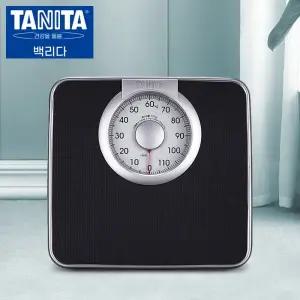 Tanita 체중계 저울 아날로그 블랙