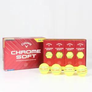 캘러웨이 크롬소프트 360 트리플트랙 옐로우 12개입