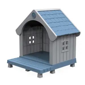 지오리빙 DB035A 베란다 강아지집 개집 중형견 대형견 초대형견 야외 마당 견사 애완견 하우스 사계절