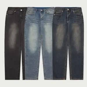 [롯데백화점]행텐 남성 울트라 소프트 테이퍼드 기모 데님팬츠 10540 055 801 10