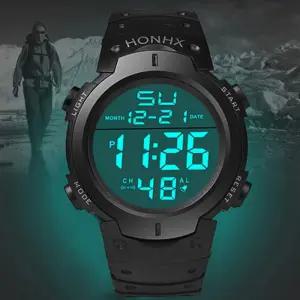 남자 군인 학생 손목 스포츠 생활방수 알람 시계 워치