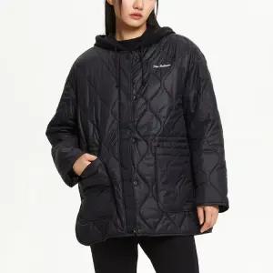 G WOMEN 라운드넥 퀼팅 중기장 패딩 자켓 NBNQE4W912-19