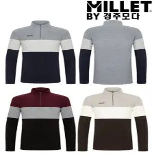 [밀레]따뜻한 써말 반집업 티셔츠_MLUWT272