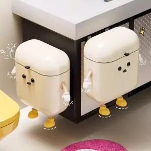 귀여운 캐릭터 휴지통 사무실용 다용도 주방쓰레기통