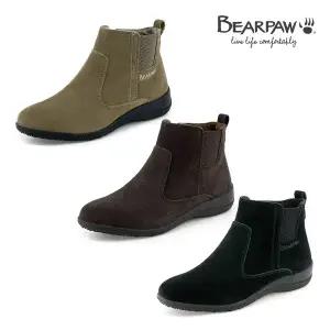 [베어파우](의정부점)(BEARPAW) HOLLIE 홀리 소가죽 기모 앵클부츠 4종 택1 0701ND